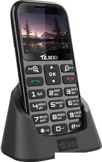 Кнопочный телефон Olmio C37 (черный) - фото 1 - id-p226280097