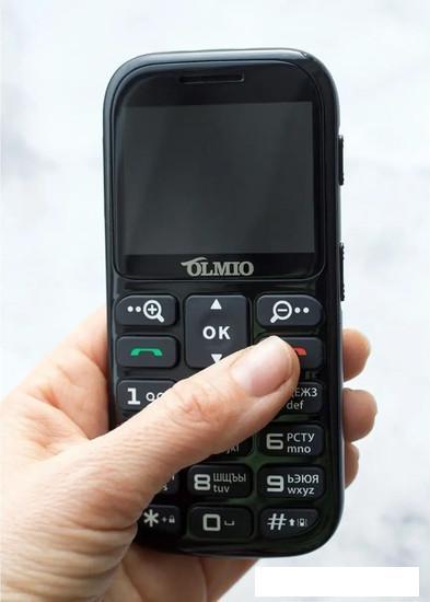 Кнопочный телефон Olmio C37 (черный) - фото 7 - id-p226280097