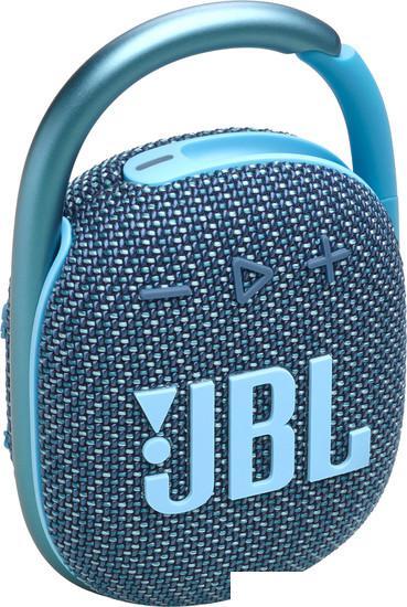 Беспроводная колонка JBL Clip 4 Eco (синий) - фото 1 - id-p226280104