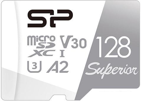 Карта памяти Silicon-Power Superior microSDXC SP128GBSTXDA2V20 128GB - фото 1 - id-p226169160
