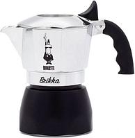 Гейзерная кофеварка Bialetti New Brikka с клапаном (4 порции)