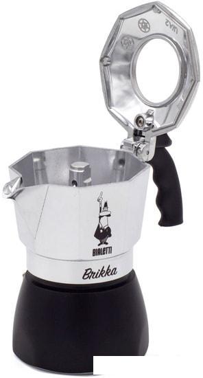 Гейзерная кофеварка Bialetti New Brikka с клапаном (4 порции) - фото 3 - id-p225072246