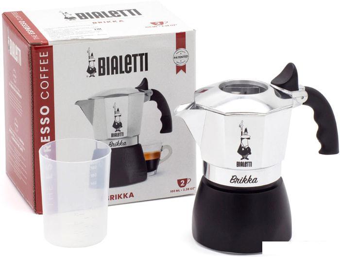Гейзерная кофеварка Bialetti New Brikka с клапаном (4 порции) - фото 4 - id-p225072246