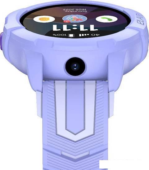 Детские умные часы Elari KidPhone 4G Wink (сиреневый) - фото 5 - id-p225072261