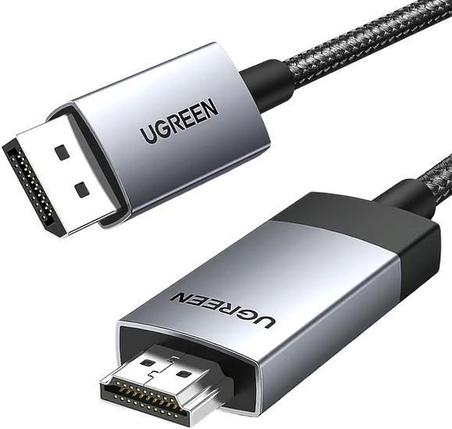 Кабель Ugreen DP119 15774 DisplayPort - DisplayPort (2 м, черный), фото 2