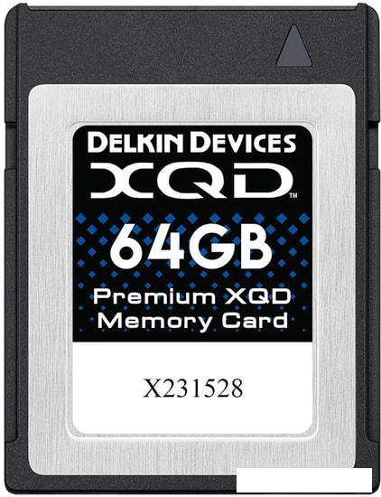 Карта памяти Delkin Devices Premium XQD 64GB - фото 1 - id-p226206296
