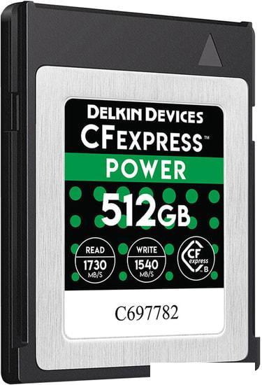 Карта памяти Delkin Devices Power CFexpress DCFX1-512 512GB - фото 2 - id-p226206364