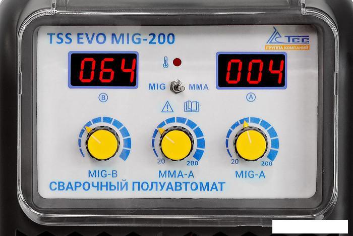 Сварочный инвертор ТСС ТSS EVO MIG-200 035258 - фото 4 - id-p225073382