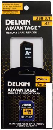 Карта памяти Delkin Devices Advantage+ SD Reader and Card Bundle SDXC 256GB - фото 1 - id-p226257391