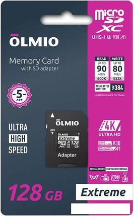 Карта памяти Olmio microSDXC 256GB Extreme UHS-I (U3), фото 2
