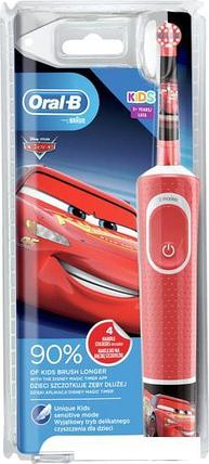 Электрическая зубная щетка Braun Oral-B Kids Cars D100.413.2K, фото 2