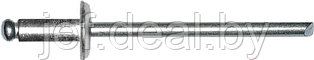 Заклепка вытяжная 2.4х8 мм алюминий/сталь цинк (20000 шт в коробе) STARFIX SM-18328-20000