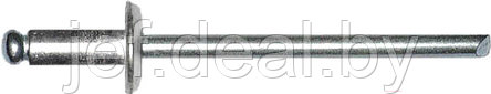 Заклепка вытяжная 4.0х18 мм алюминий/сталь цинк (10000 шт в коробе) STARFIX SM-34338-10000, фото 2