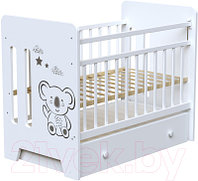 Детская кроватка VDK Coala маятник-ящик