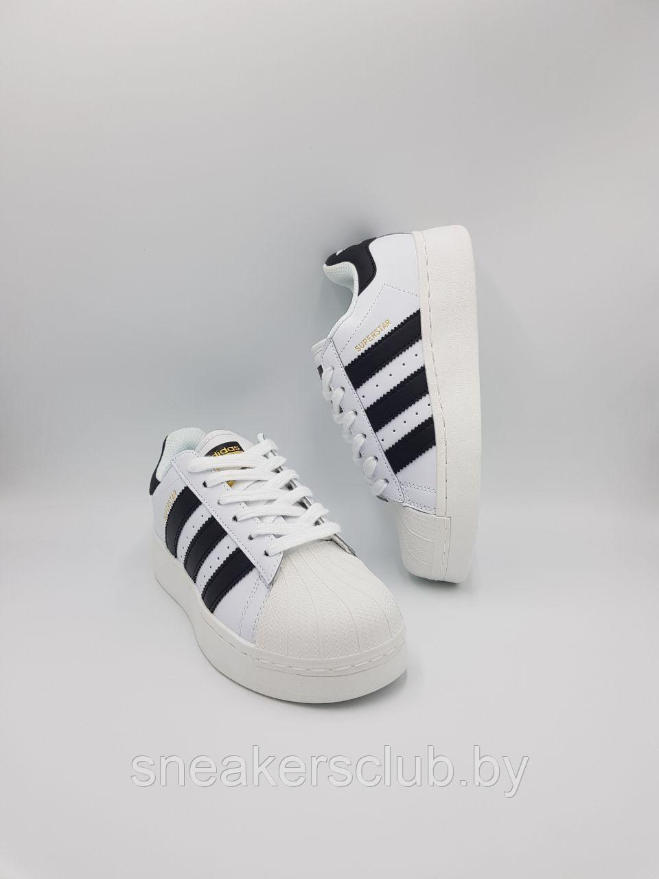 Кроссовкиn Adidas Superstar женские / подростковые / демисезонные / повседневные