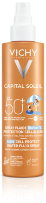 Спрей солнцезащитный Vichy Capital Soleil Для детей легкий водостойкий SPF50+ - фото 3 - id-p226398288