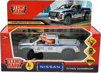 Автомобиль игрушечный Технопарк Nissan Titan Полиция / TITAN-13SLPOL-SL