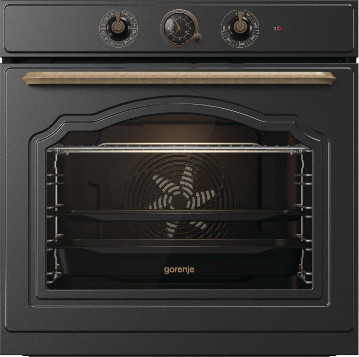 Электрический духовой шкаф GORENJE BOS67371CLB черный - фото 1 - id-p226406244