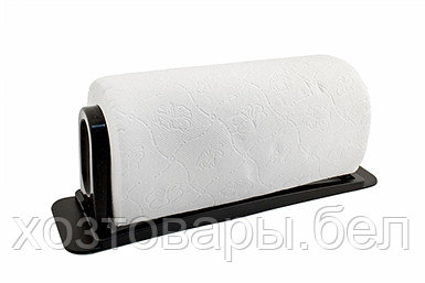 Держатель для бумажных полотенец с полотенцем 29,2х12,7х11см черный на шурупах BEROSSI - фото 1 - id-p226406310