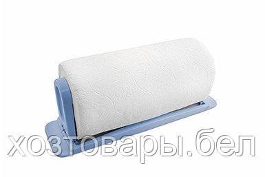 Держатель для бумажных полотенец с полотенцем 29,2х12,7х11см светло-голубой на шурупах BEROSSI - фото 1 - id-p226406322