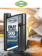 Масло моторное Yacco 4T outboard 500 10W-30 полусинтетика 2л