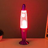 Светильник "Фиолетовая ракета" Е14 h=35см, фото 7