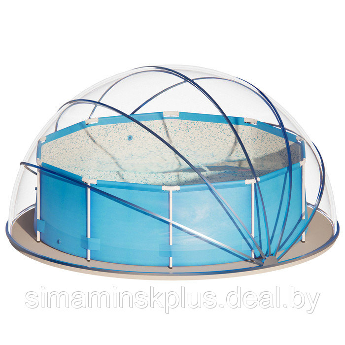 Купол-тент на бассейн d=305 см, цвет синий - фото 1 - id-p226407020