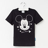 Футболка детская Disney "Mickey Mouse", рост 110-116 (32), чёрный, фото 6