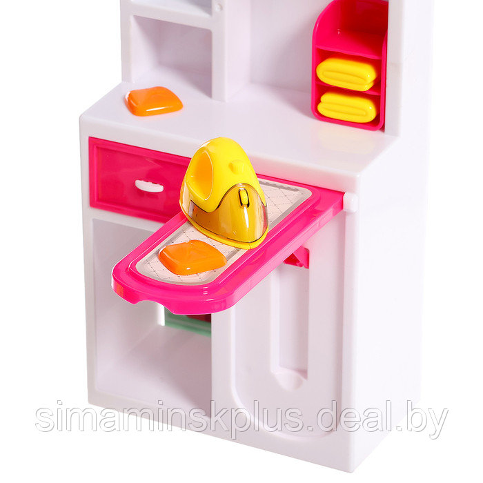 Набор мебели для кукол "Ванная комната", раковина, гардеробная - фото 8 - id-p226407116