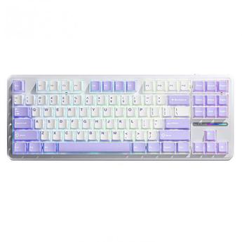 Клавиатура Aula F87 White-Purple