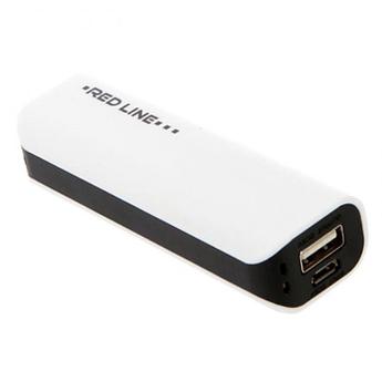 Внешний аккумулятор Red Line Power Bank R-3000 3000mAh White-Black УТ000038616