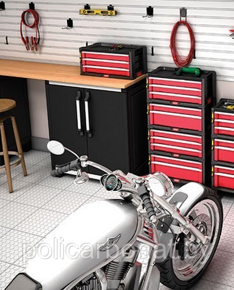 Модуль к комоду Keter Tool Chest 3 Drawers, черный - фото 2 - id-p207794869