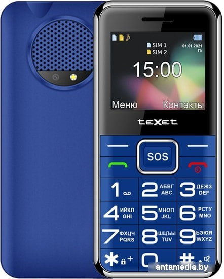 Мобильный телефон TeXet TM-B319 (синий) - фото 1 - id-p226408512