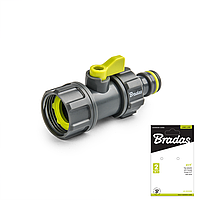 LE-02230K Штуцер с клапаном BRADAS LIME LINE 3/4"