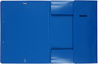 Папка пластиковая на резинке Attache F315/06 толщина пластика 0,6 мм, синяя
