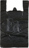Пакет-майка Klebebander (упаковка) 30+16*54 см, 30 мкм, с логотипом Fа, 50 шт., черный