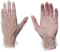 Перчатки виниловые одноразовые A.D.M. «Стандарт» размер M, 50 пар (100 шт.), прозрачные