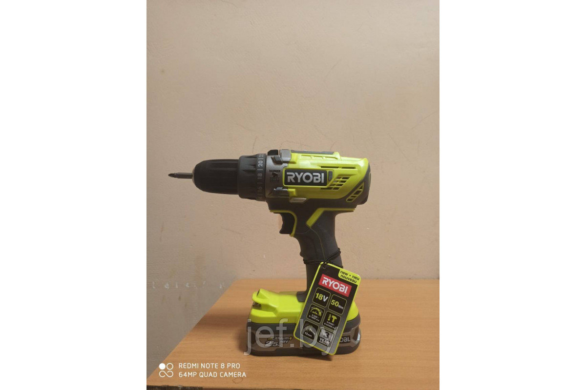 Ударная дрель-шуруповерт R18PD3-0 (без батареи) RYOBI 5133002888 - фото 8 - id-p194618225