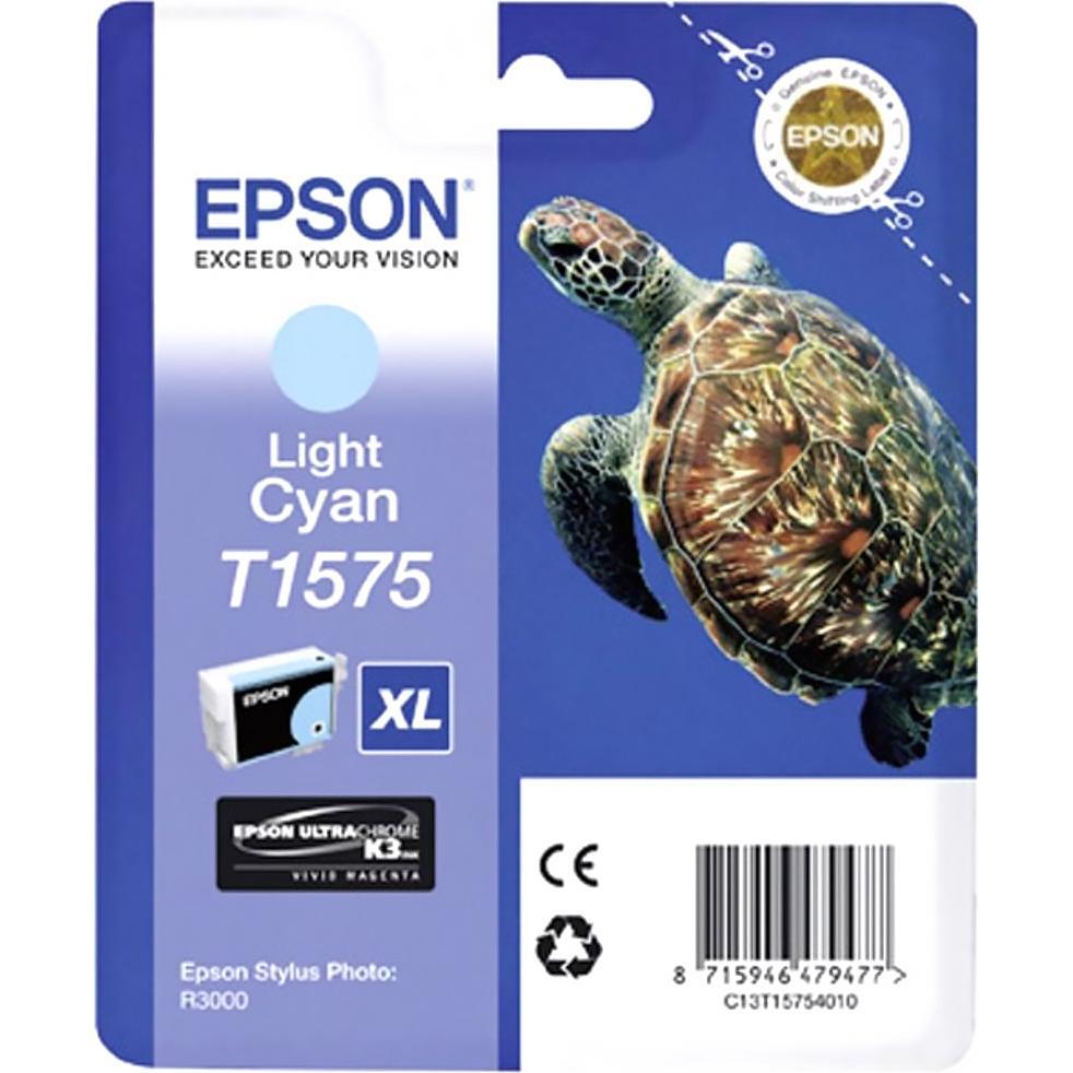 Картридж Epson C13T15754010 I/C R3000 Light Cyan Cartridge - фото 1 - id-p226414121