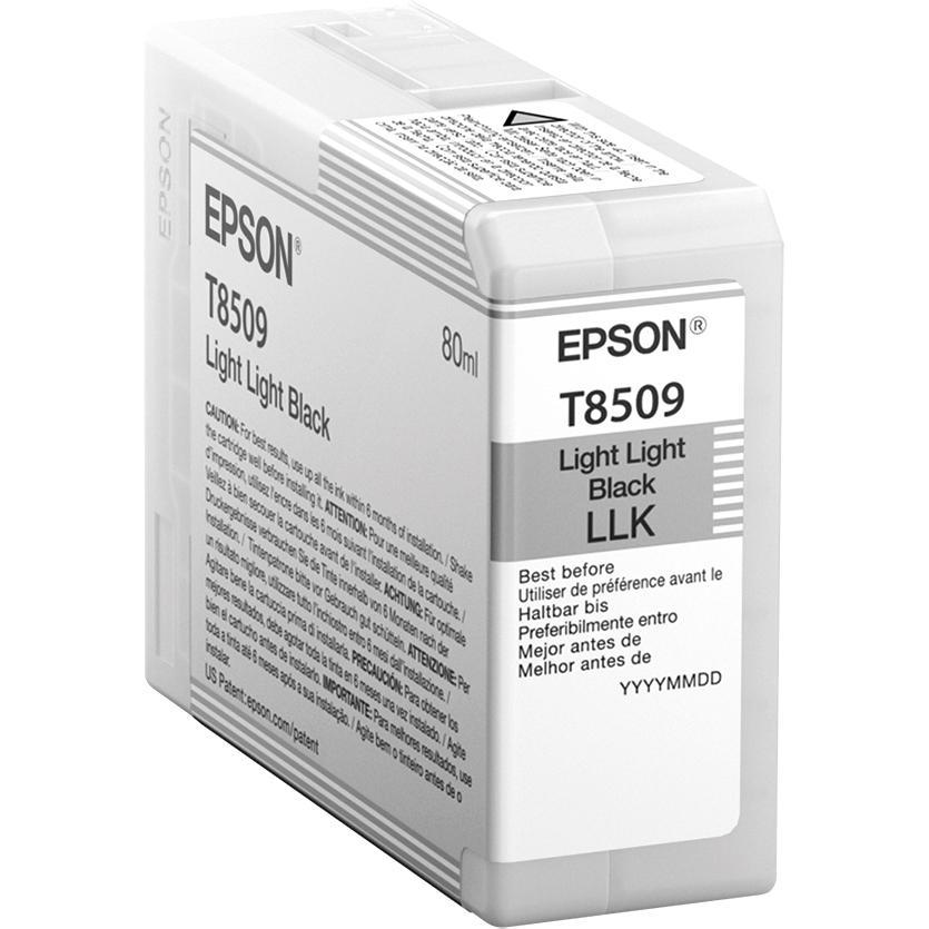 Картридж Epson C13T850900C13T850900 T850 SC-P800 LLBlack T850900 UltraChrome HD ink 80ml - фото 1 - id-p226414130