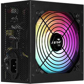 Блок питания Aerocool ATX 750W KCAS PLUS GOLD 750W RGB 80+ gold (20+4pin) APFC 120mm fan color LED 8xSATA RTL