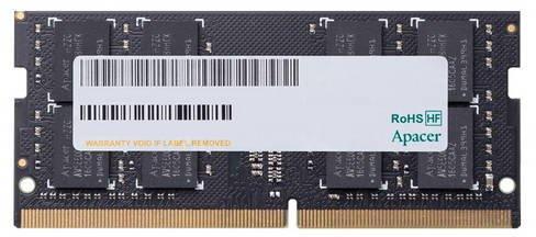 Оперативная память Apacer DDR4 16GB 2666MHz SO-DIMM (PC4-21300) CL19 1.2V (Retail) 1024*8 3 years - фото 1 - id-p226414307