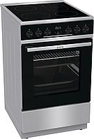 Плита Электрическая Gorenje GEC5C61XPA нержавеющая сталь стеклокерамика (без крышки)