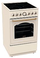 Плита Электрическая Gorenje GECS5B70CLI бежевый стеклокерамика (без крышки)