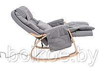 Кресло-качалка массажное Calviano Armonia с подогревом Серый, фото 2
