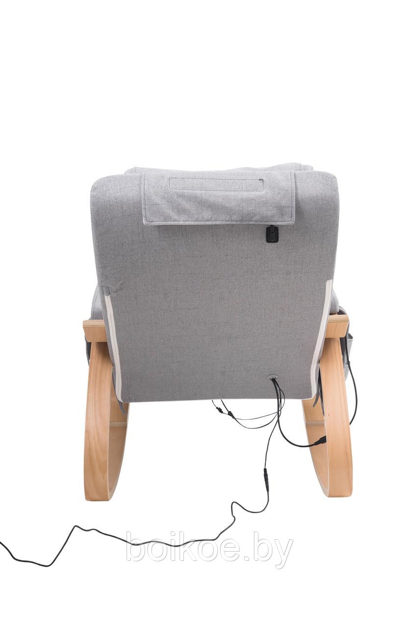 Кресло-качалка массажное Calviano Armonia с подогревом Серый - фото 6 - id-p226414505
