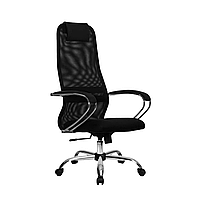 Кресло SitUp OPTIMA chrome (сетка Black/ткань Black)