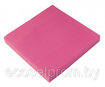 Блок самоклеящийся бумажный Silwerhof 682161-03 76x76мм 100лист. 75г/м2 неон розовый - фото 2 - id-p226414889