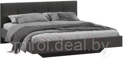 Двуспальная кровать ТриЯ Элис тип 1 с мягкой обивкой 180x200 - фото 1 - id-p226415110