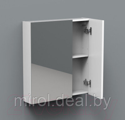 Шкаф с зеркалом для ванной АВН Ливорно 60 / 33.15 - фото 2 - id-p226415220